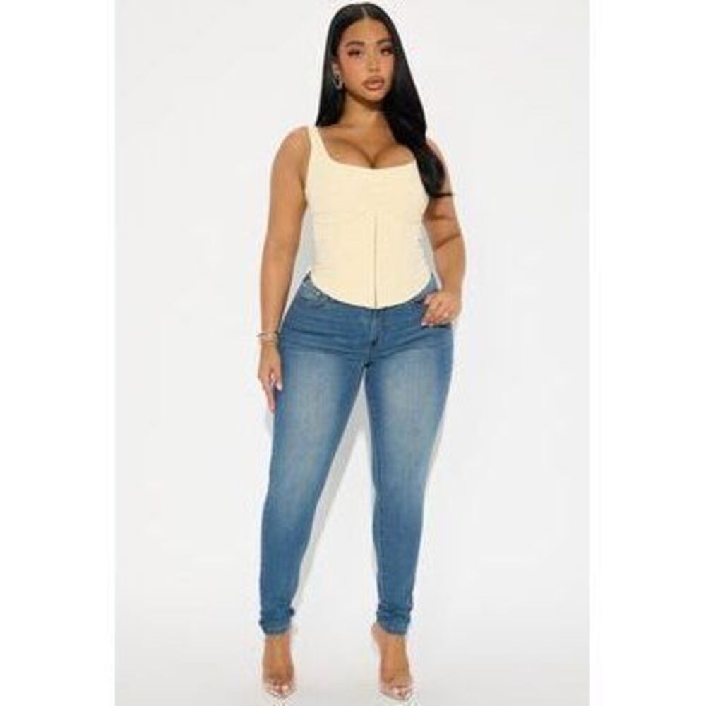 She's Fire Stretch Skinny Jeans - Vintage Wash
